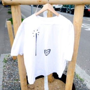 Oversized T-Shirt  - Chopstick and little fur drum