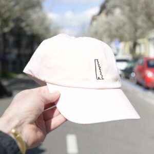 Pastel pink baseball hat - Saw