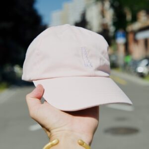 Pastel Pink Baseball Hat - Saw